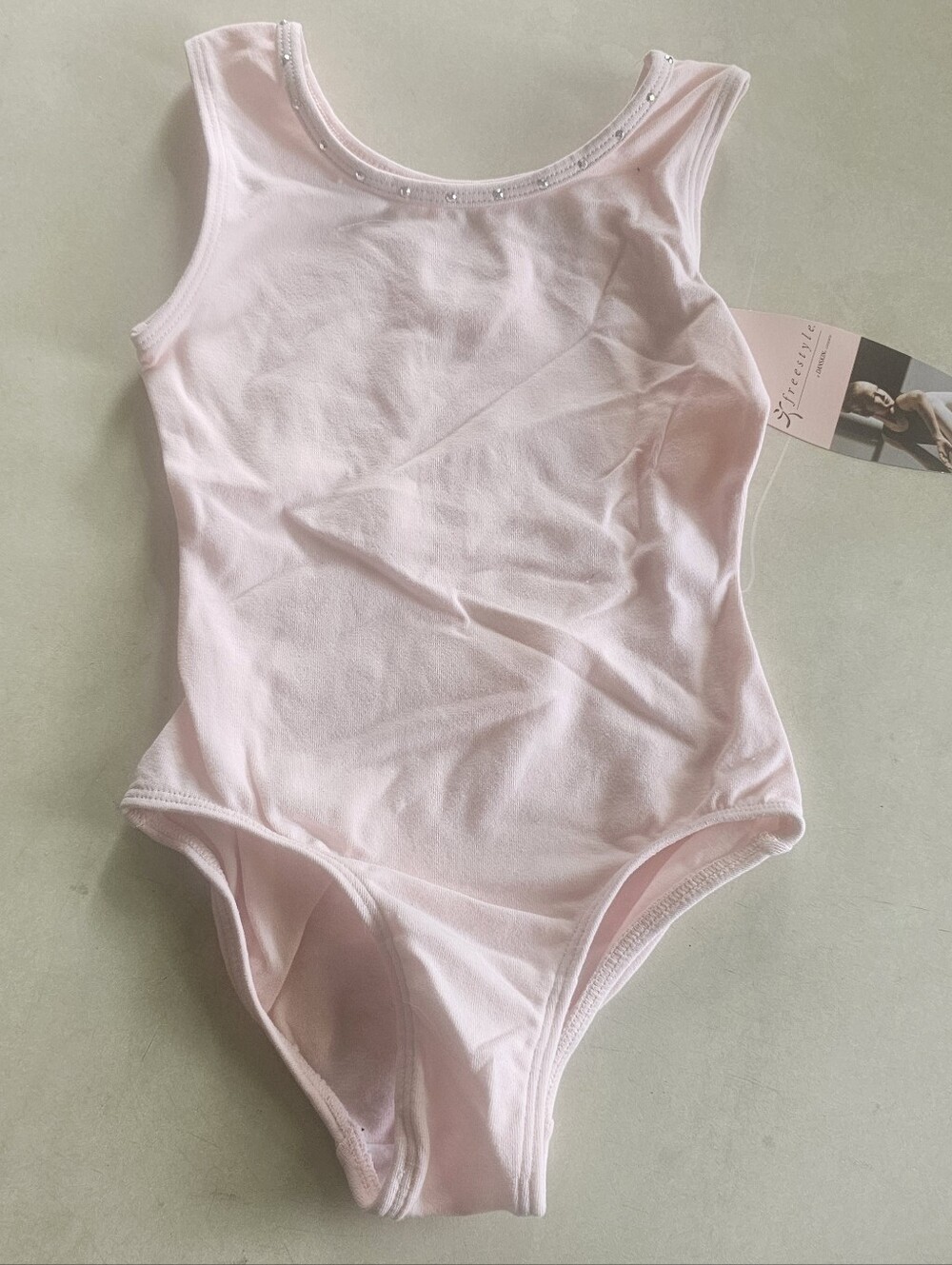 Bodysuit Rhinestone Neckline Keyhole Back 4/5